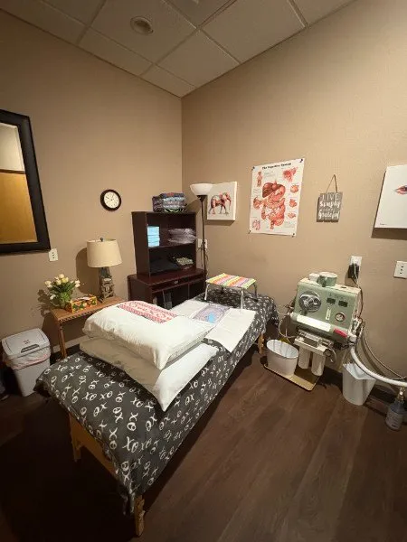 A private treatment room